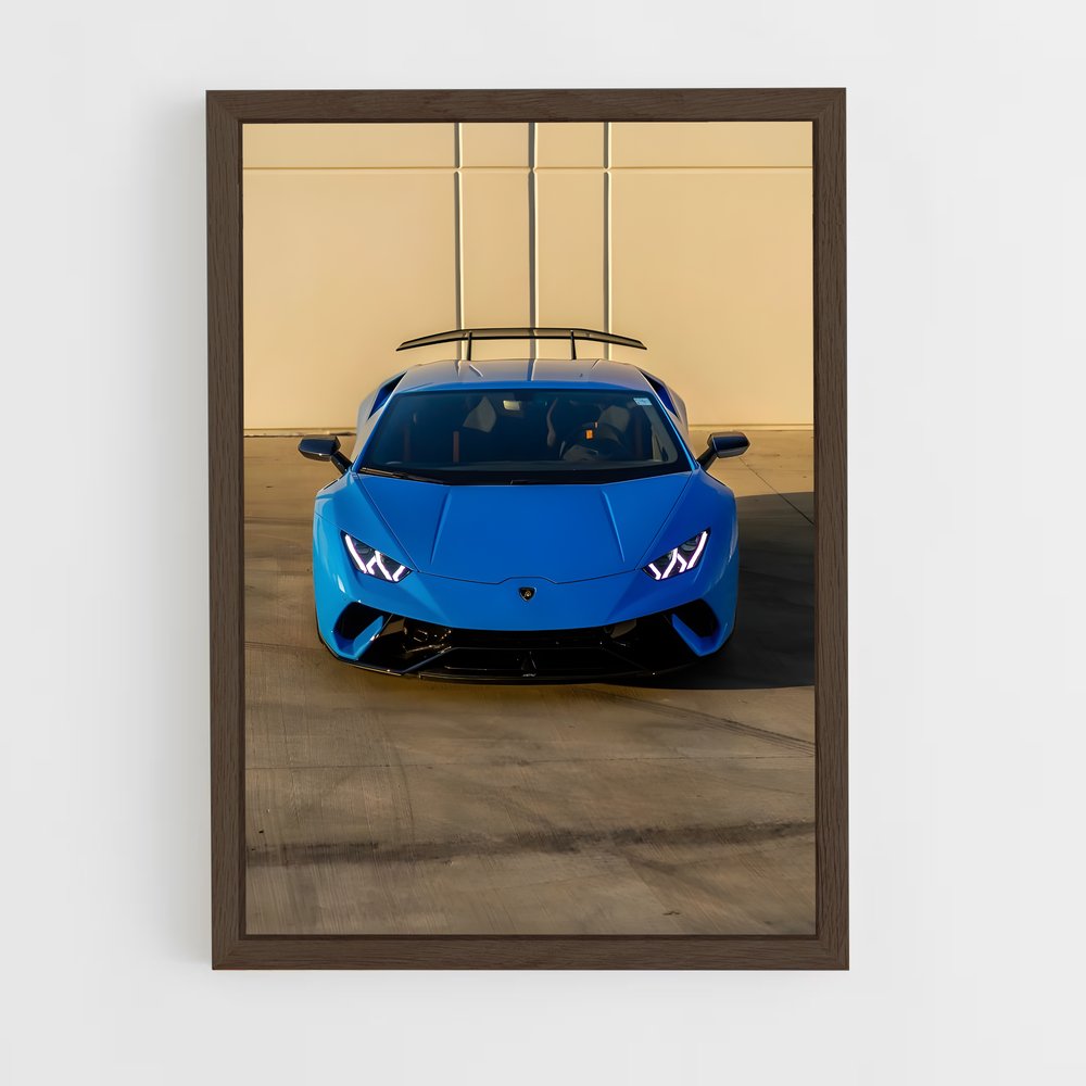 Poster Huracan Blue Dream – affiche Lamborghini (vue 5)